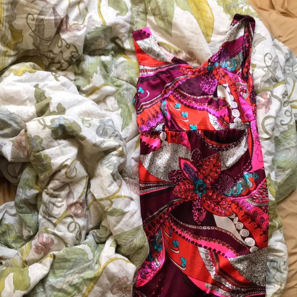 Vintage Maxi Hippy 70s Dress